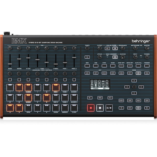 Behringer BMX 8-Voice Hybrid Sampling Drum Machine