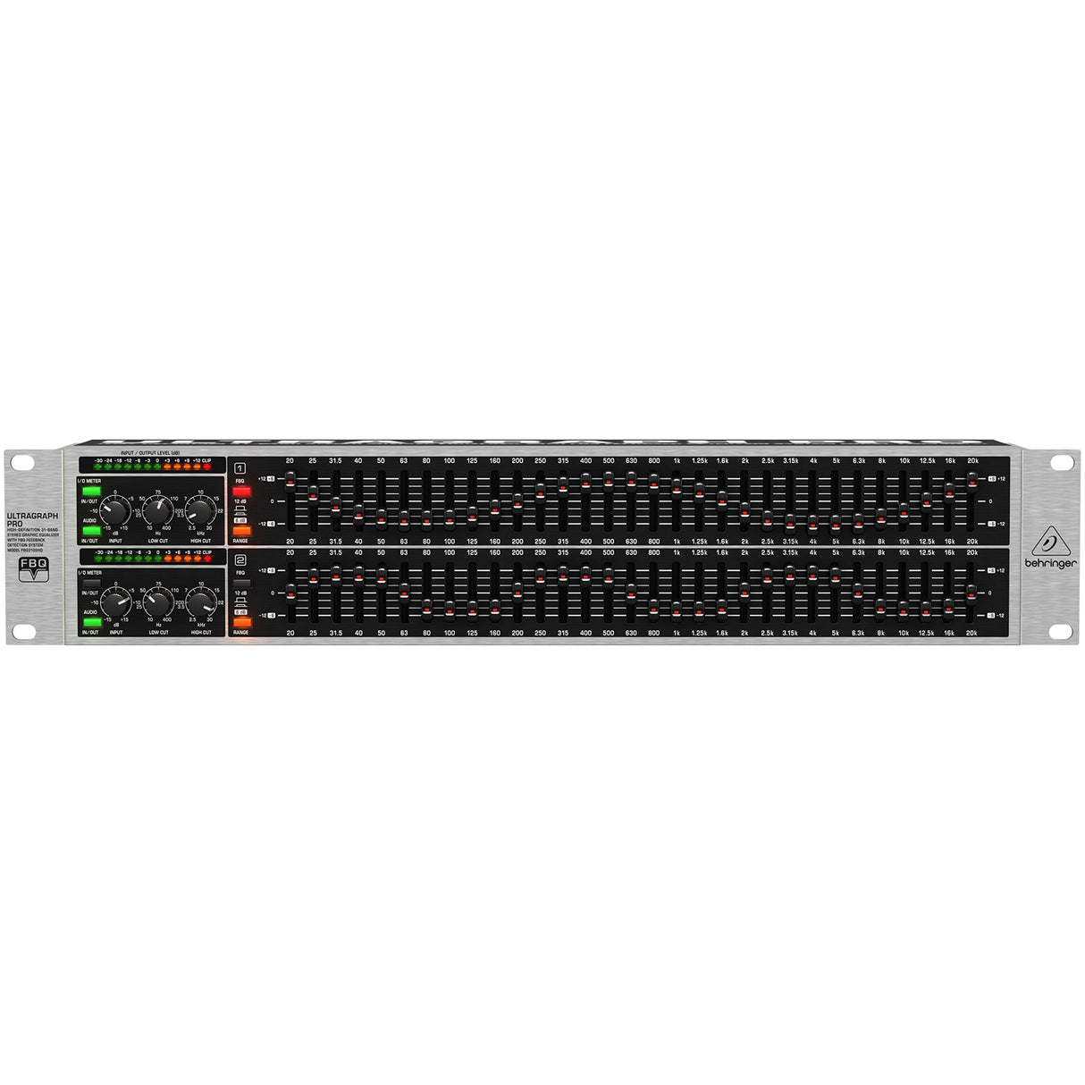Behringer FBQ3102HD | Low Noise High Definition Feedback Elimination 31 Band Stereo Live Studio Grap