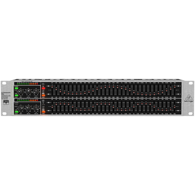 Behringer FBQ3102HD | Low Noise High Definition Feedback Elimination 31 Band Stereo Live Studio Grap