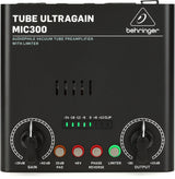 Behringer MIC300 Tube ULTRAGAIN Vacuum Tube Mic Preamp with Limiter
