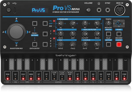 Behringer PRO-VS MINI Portable Hybrid Vector Synthesizer with Analog VCF