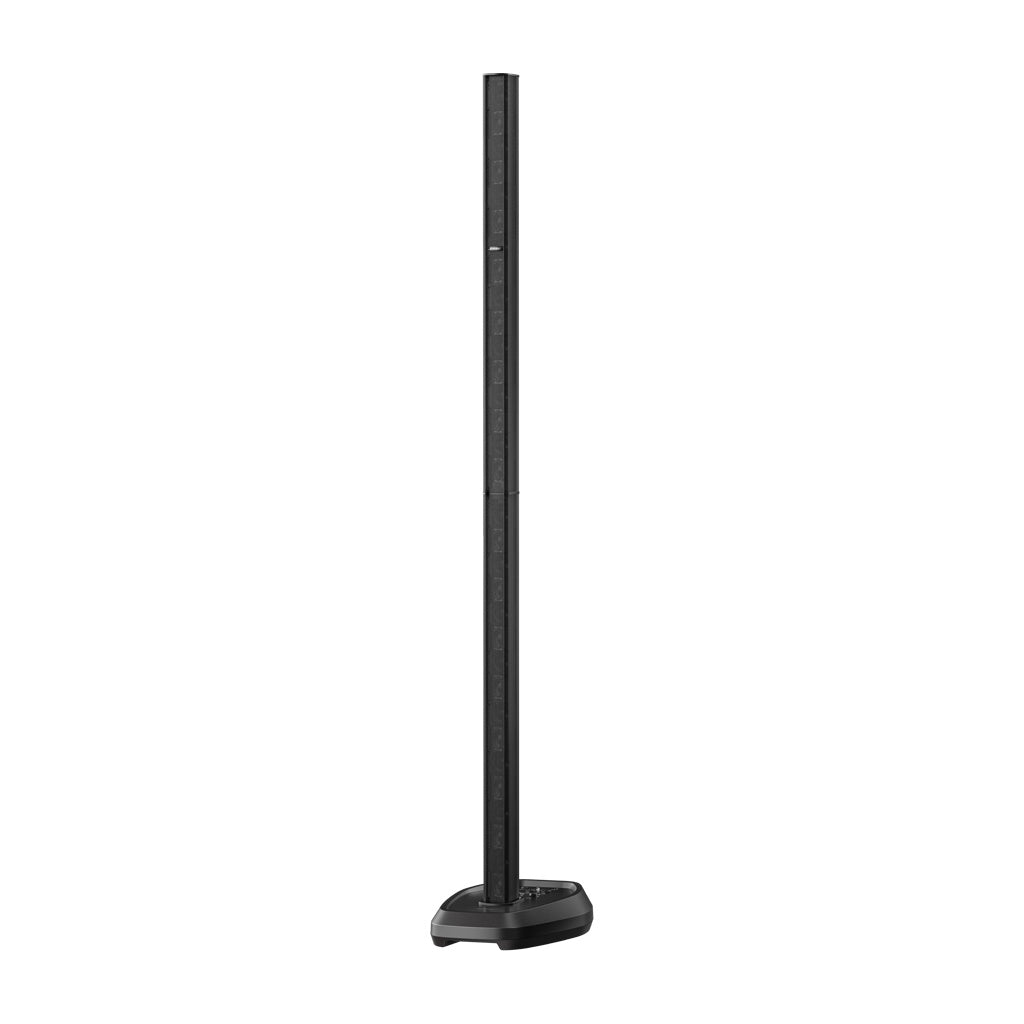 Bose L1 Pro32 line array and power stand, left-facing view