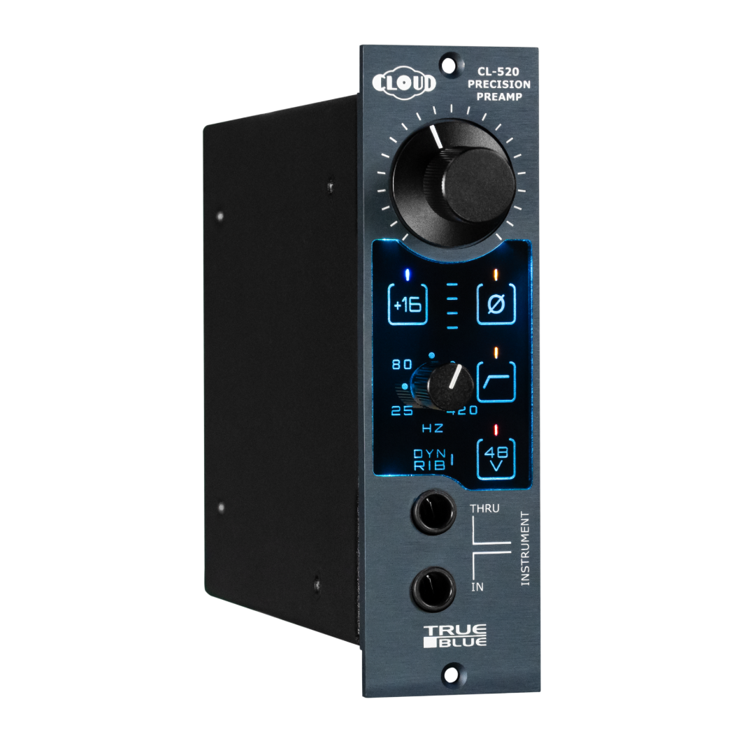 Cloud Microphones True Blue 520 Precision 500 Series Mic Preamp