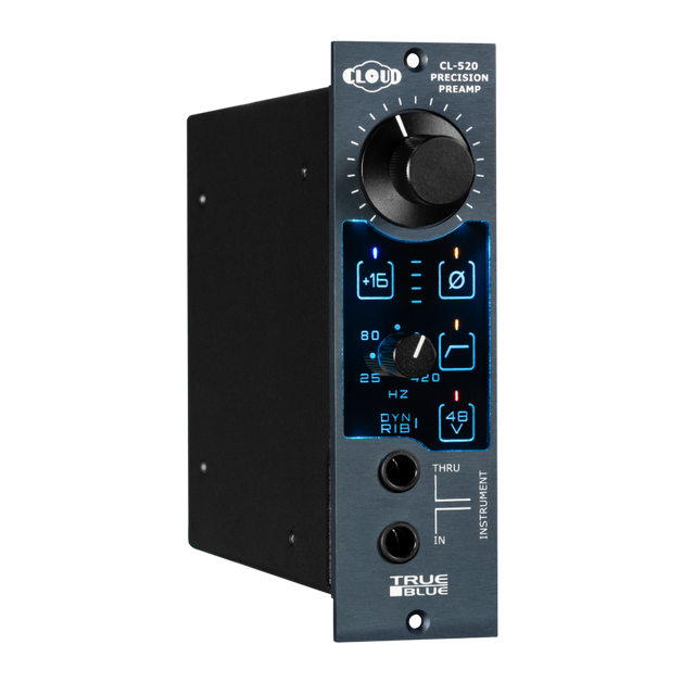 Cloud Microphones True Blue 520 Precision 500 Series Mic Preamp