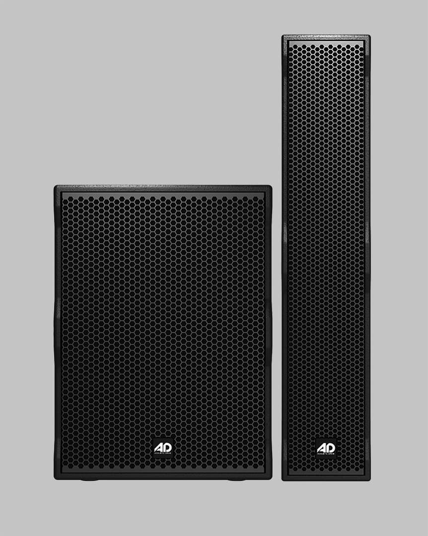 Acoustic Drive CLX3000 3000W Powered Column Array with 15-Inch Subwoofer