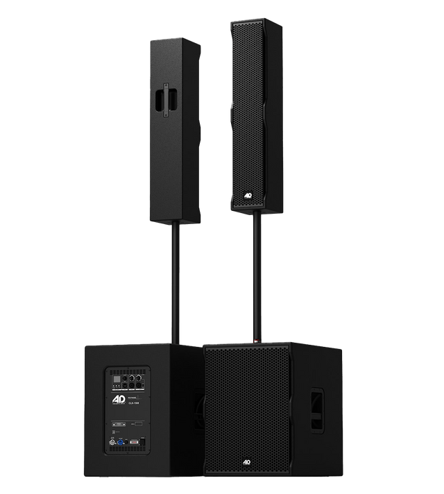 Acoustic Drive CLX3000 3000W Powered Column Array with 15-Inch Subwoofer