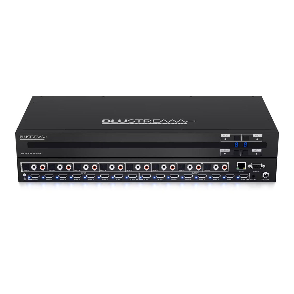 Blustream CMX88CS 8x8 HDMI 2.0 Matrix with Smart Scaling and CSC