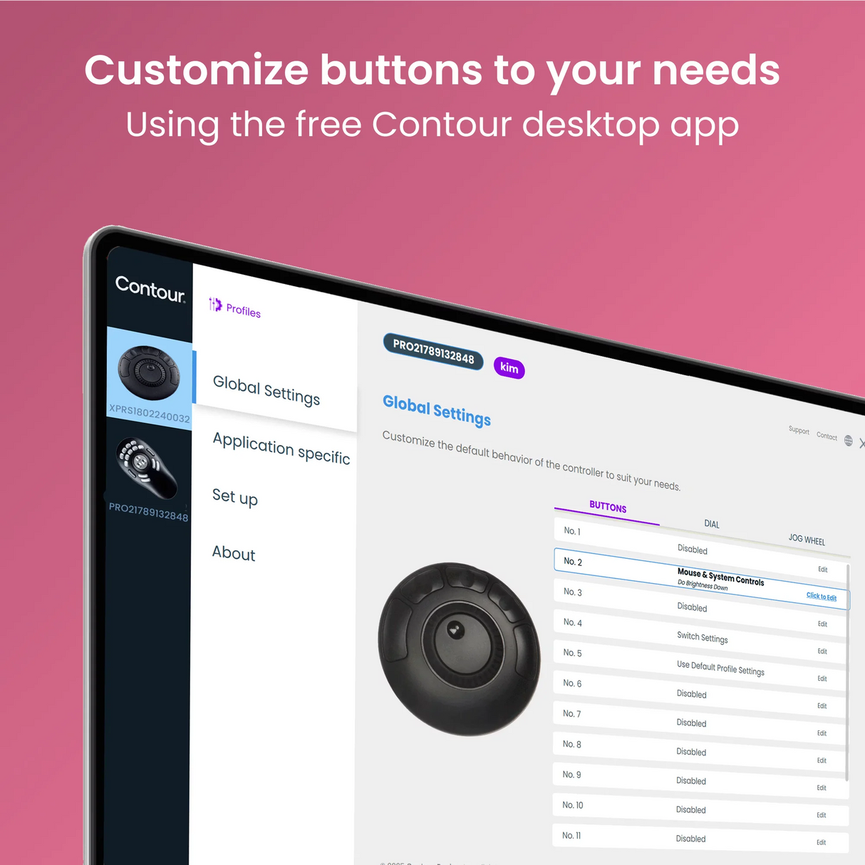 Contour Design ShuttleXpress controller for audio and video editing