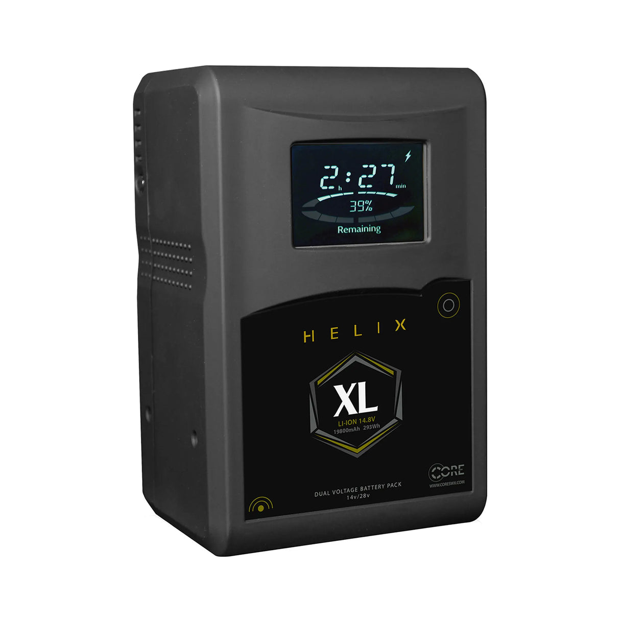Core SWX HLX-XLAG 293Wh Helix XL Dual Voltage Gold Mount Battery