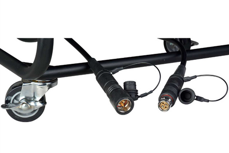 Camplex LEMO FUW-PUW-M Furukawa Outside Broadcast SMPTE 304M Fiber Camera Cable Reel 500 Foot for field production and OB setups