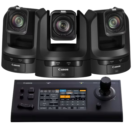 Canon 3x CR-N300 (BLACK) and 1x RC-IP100