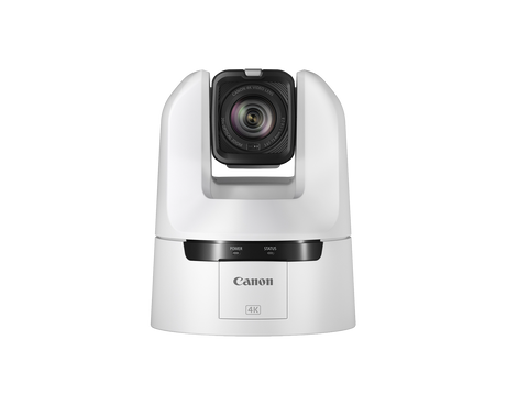 Canon CR-N350 4K NDI PTZ Camera with 20x Zoom (White)