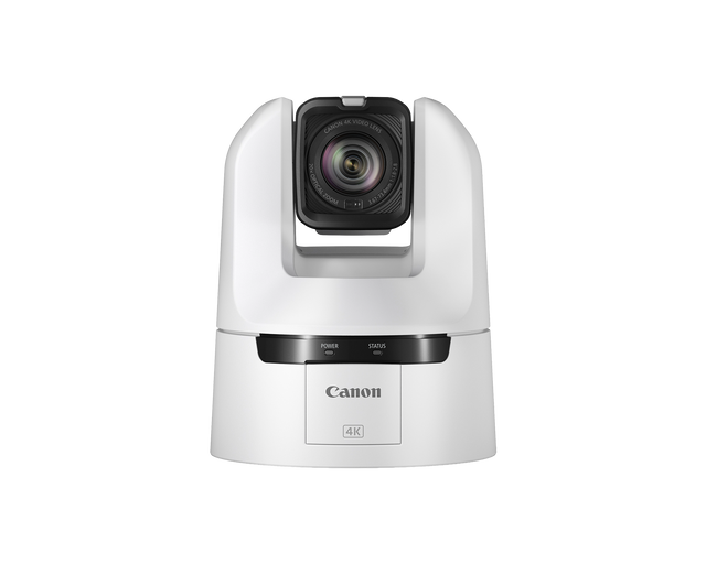 Canon CR-N350 4K NDI PTZ Camera with 20x Zoom (White)