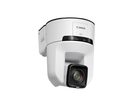 Canon CR-N350 4K NDI PTZ Camera with 20x Zoom (White)
