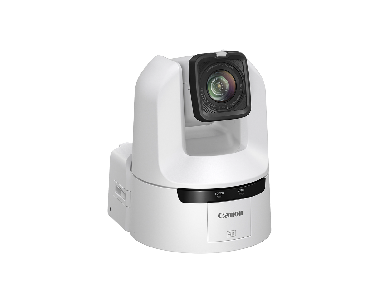 Canon CR-N350 4K NDI PTZ Camera with 20x Zoom (White)