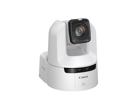 Canon CR-N350 4K NDI PTZ Camera with 20x Zoom (White)