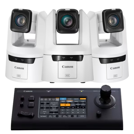 Canon 3x CR-N500 (WHITE) and 1x RC-IP100