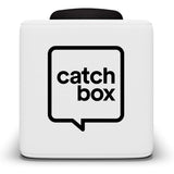 Catchbox Mod Throwable Microphone (2-Sides New Catchbox Logo) - White