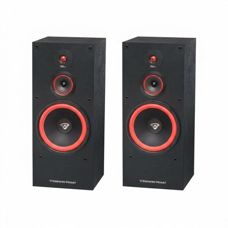 Cerwin-Vega SL-12 12-Inch 3-Way Floorstanding Loudspeakers, Black (Pair)