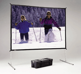 Da Lite 88642 Fast Fold Rear Projection Deluxe Complete Screen System 10-Feet 6-Inch x 14-Feet