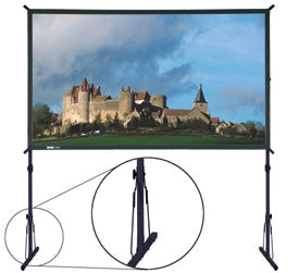 Da Lite 39311 Fast Fold Rear Projection Deluxe Complete Screen System 96" x 168"