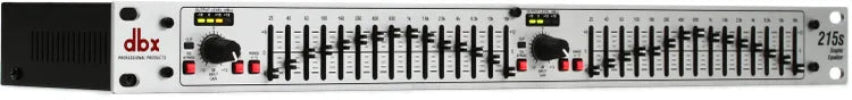DBX 215S Dual Channel 15-Band Graphic Equalizer
