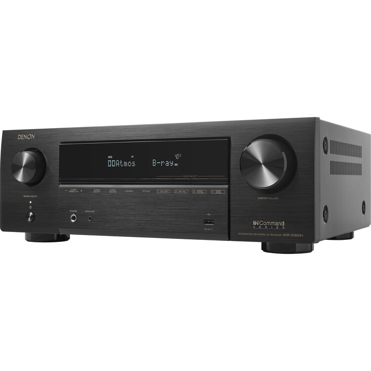 Denon AVR-X1800H AV Receiver | 7.2 Channel x 80W