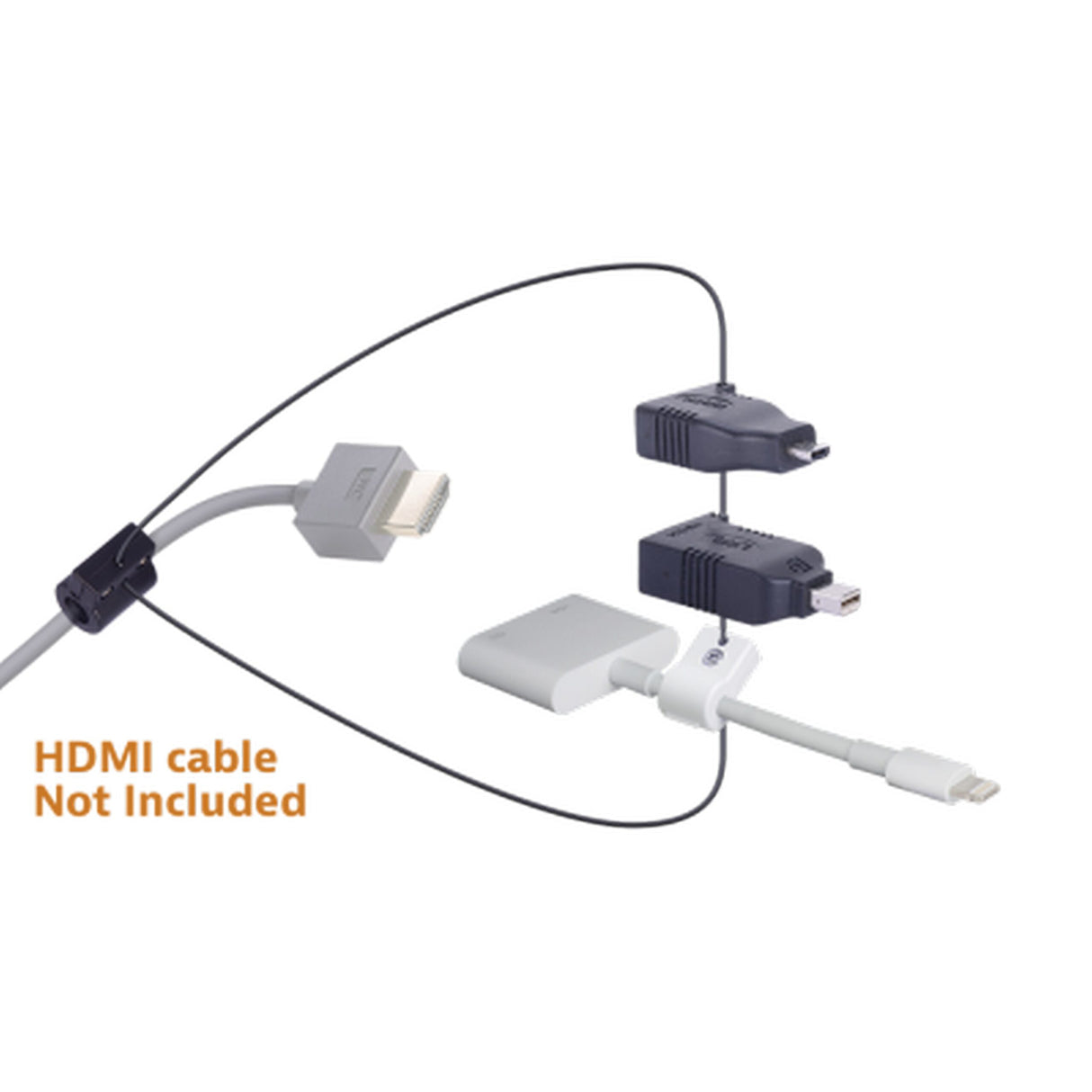 DigitaLinx DL-AR368 Secure Adapter Ring with 3 Adapters