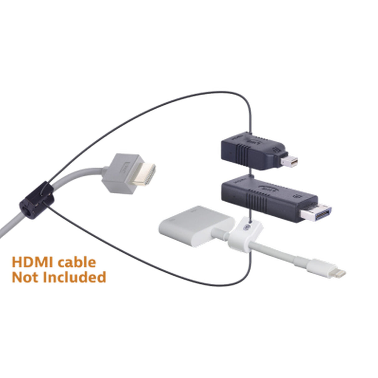 DigitaLinx DL-AR398 Secure Adapter Ring with 3 Adapters