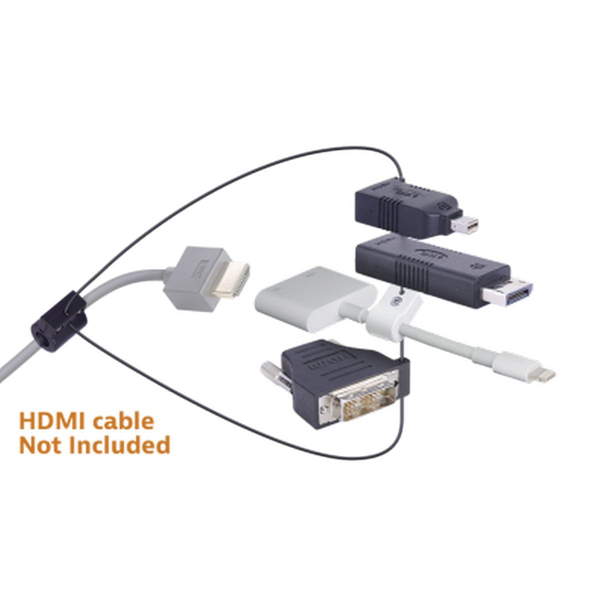 DigitaLinx DL-AR406 Secure Adapter Ring with 4 Adapters