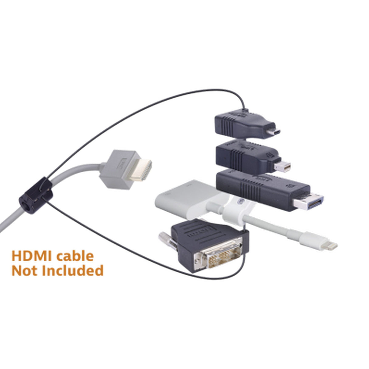 DigitaLinx DL-AR424 Secure Adapter Ring with 5 Adapters