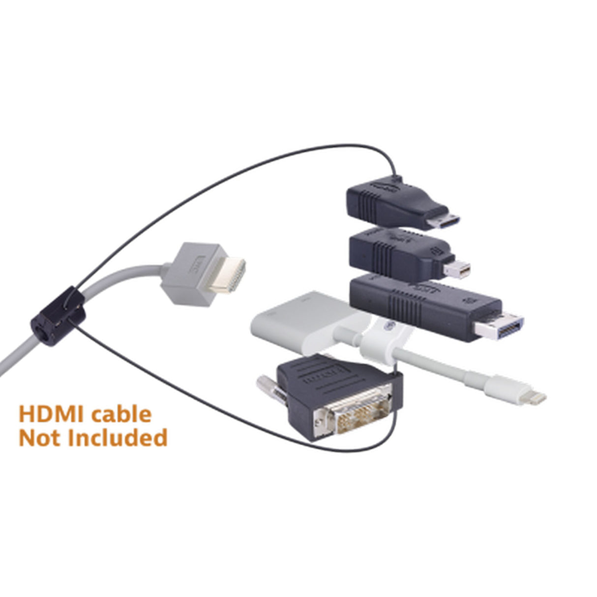 DigitaLinx DL-AR427 Secure Adapter Ring with 5 Adapters