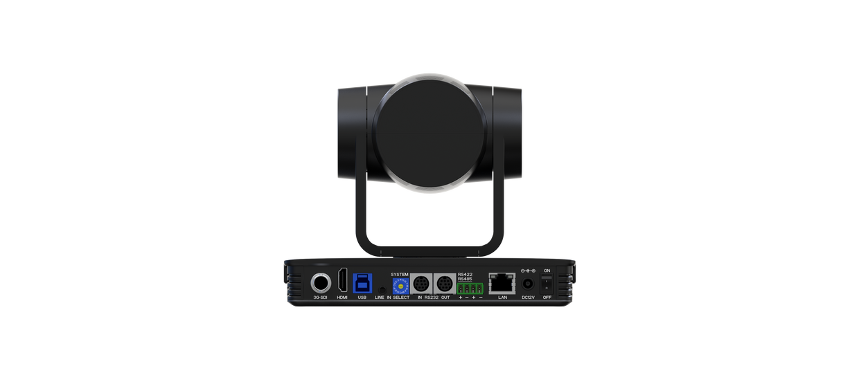 DVDO DVDO-C4-1 Full HD PTZ Camera with HDMI/IP/3G-SDI/USB3.0 & AI Auto Tracking (Black)