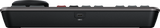Backside view of Blackmagic Design DaVinci Resolve Speed Editor showing USB-C port for wired connection and wireless-ready design