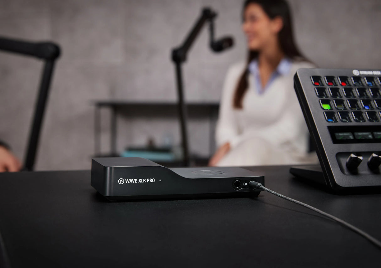 Elgato Wave XLR Pro dual XLR USB audio interface for streaming, podcasting, and creator audio workflows