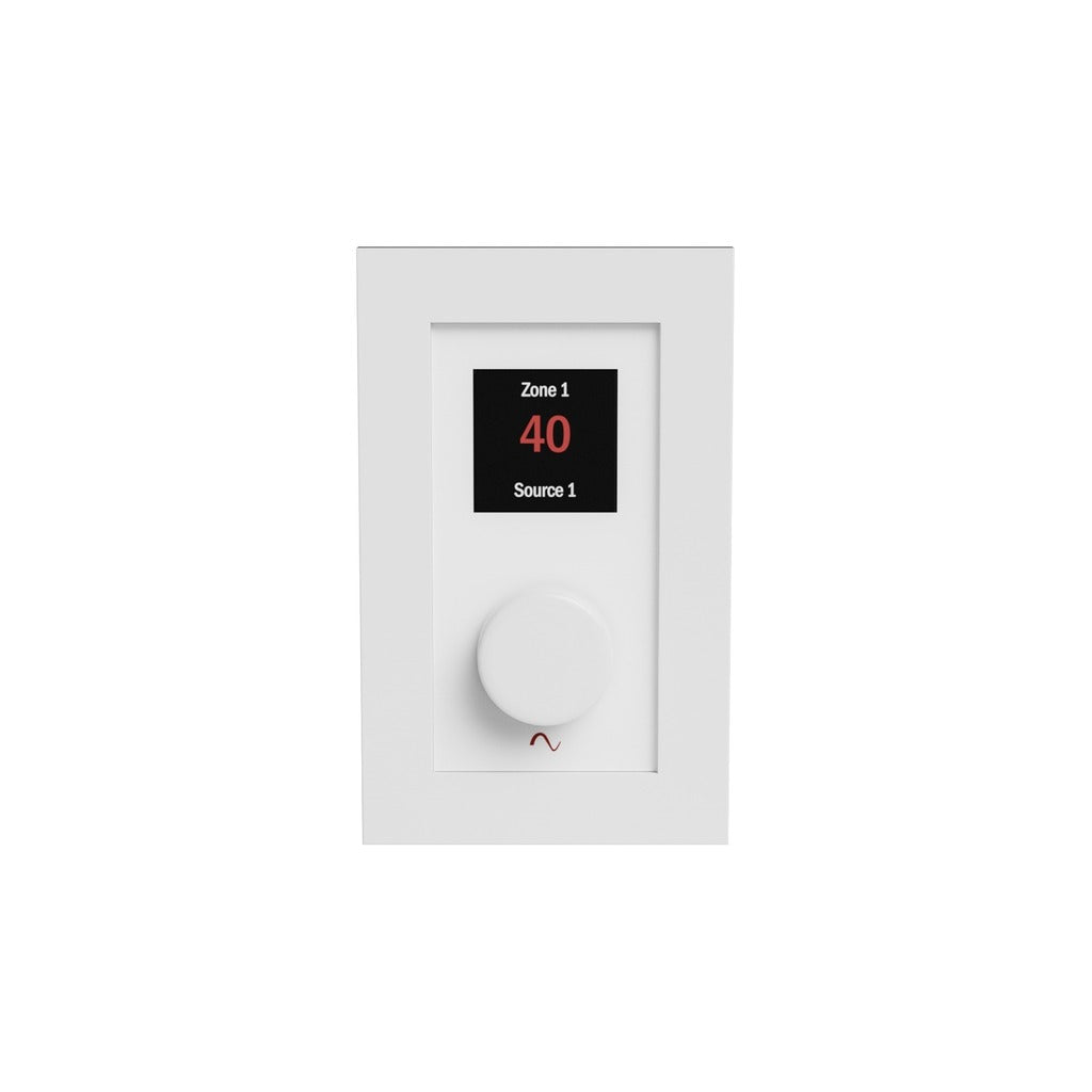 Episode EA-COM-WP-ZONE-WH Zone/Source Controller Wall Plate, White