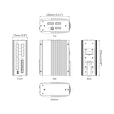 EtherWAN EX73924E-0VB 8-Port 10/100/1000BASE-T with 4 Dual-Rate Gigabit SFP Ports