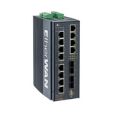 EtherWAN EX78922E-0VB 8-Port Gigabit PoE plus 2 Dual-Rate Gigabit SFP Ports