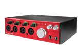 Focusrite Clarett 4Pre USB 18x8 USB Audio Interface for studio music production multi input setup