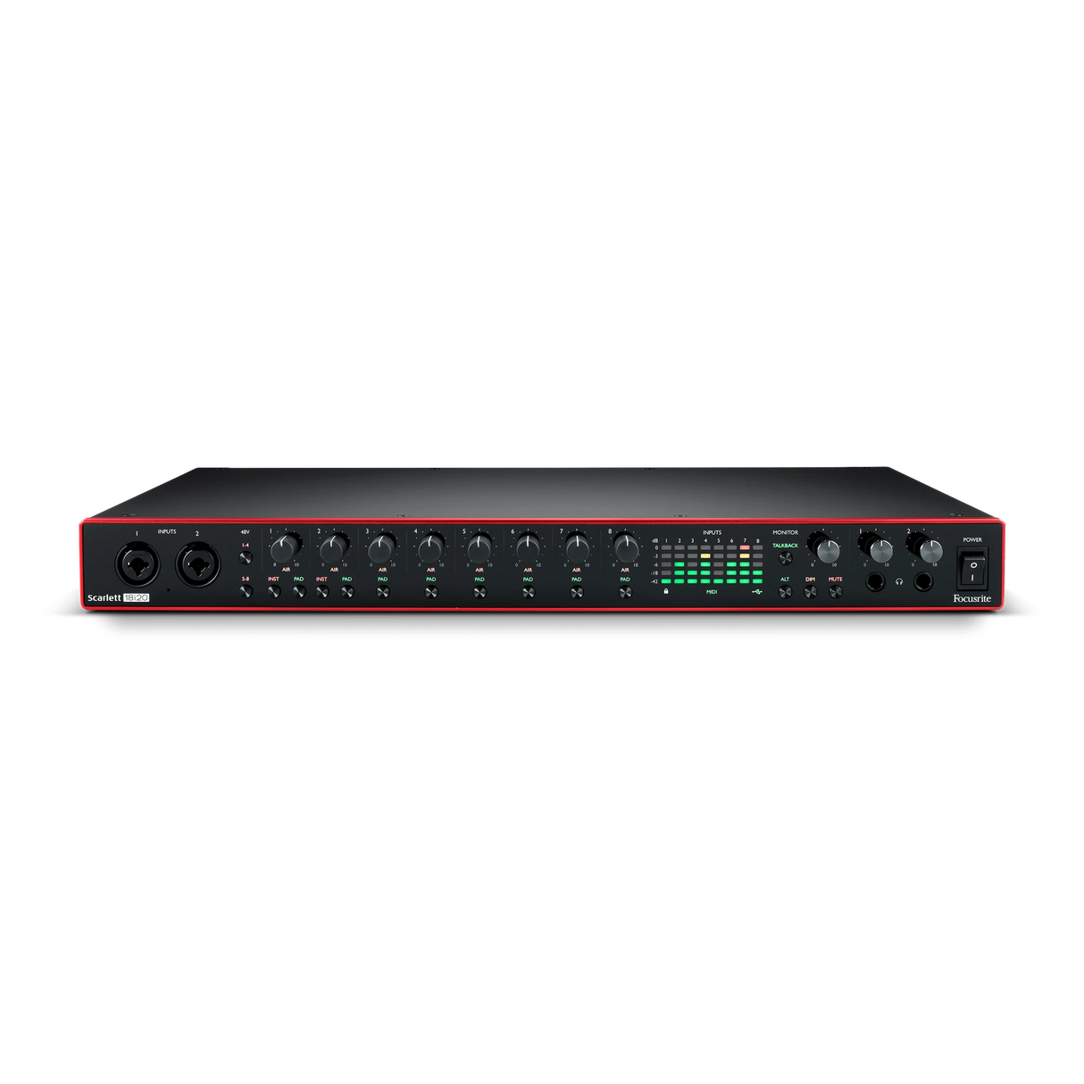 Focusrite Scarlett 18i20 18 x 20 USB Audio Interface 3rd Generation for studio music production