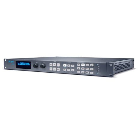 AJA 4-Channel 2K/HD/SD or 1-Channel 4K/UltraHD Frame Sync and Up, Down, Cross-Converter
