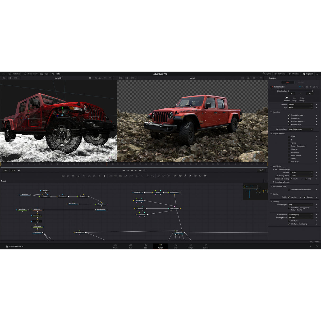 Blackmagic Design Fusion Studio Visual Effects Software, Download Only