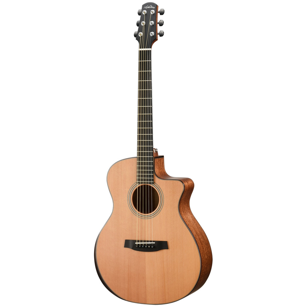 Walden G2070RCE/H Supranatura 2000 Rosewood Armrest Grand Auditorium Cutaway Acoustic-Electric Guitar, Satin Natural Finish