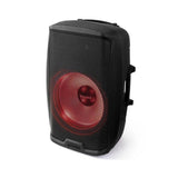 Gemini AS-2115BT-LT Active 15 Inch 2000 Watt Loudspeaker with Bluetooth and Party Lights