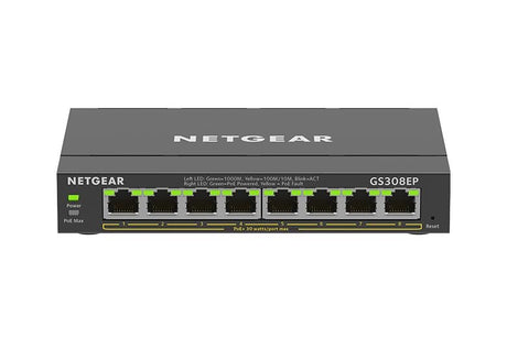 NETGEAR GS308EP 8-Port PoE+ Gigabit Ethernet Plus Switch (62W)