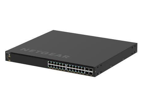NETGEAR M4350 GSM4328 28-Port 24x1G PoE+ (648W base, up to 720W) and 4xSFP+ Managed Switch