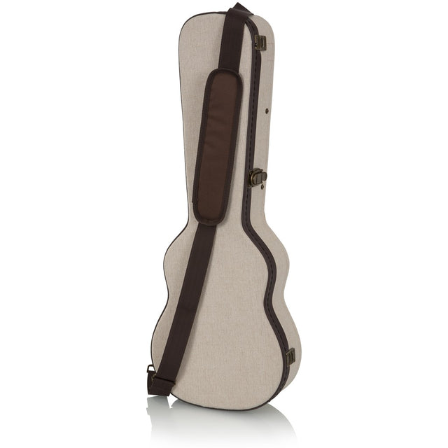 Gator Deluxe Wood Case for Tenor Style Ukulele, Beige