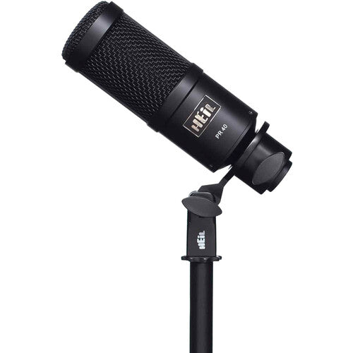 Heil Sound PR 40 Cardioid Dynamic Studio Microphone Black for podcast broadcasting voice recording