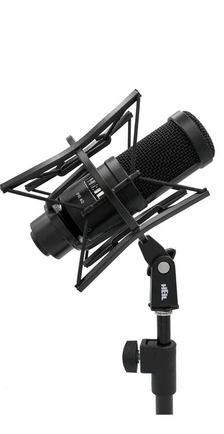 Heil Sound PR 40 Cardioid Dynamic Studio Microphone Black for podcast broadcasting voice recording