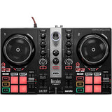 Hercules DJLearning Kit MK2 beginner DJ package with Inpulse 200 MK2 controller DJMonitor 32 speakers and HDP DJ45 headphones